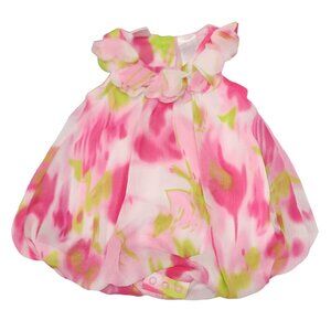 Baby Girls Baby Beri Floral Bubble Romper Outfit One Piece 3-6 Months Sleeveless